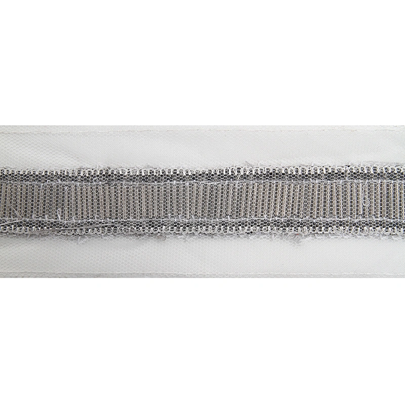 kavatar  wholesale new Handmade Bead lace Embroidered Tulle Trim wedding with Accessories Beads Rhinestones