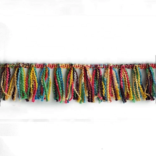 Wholesale Customized Hight Quality Colors Cotton Tassels Curtain Fringe