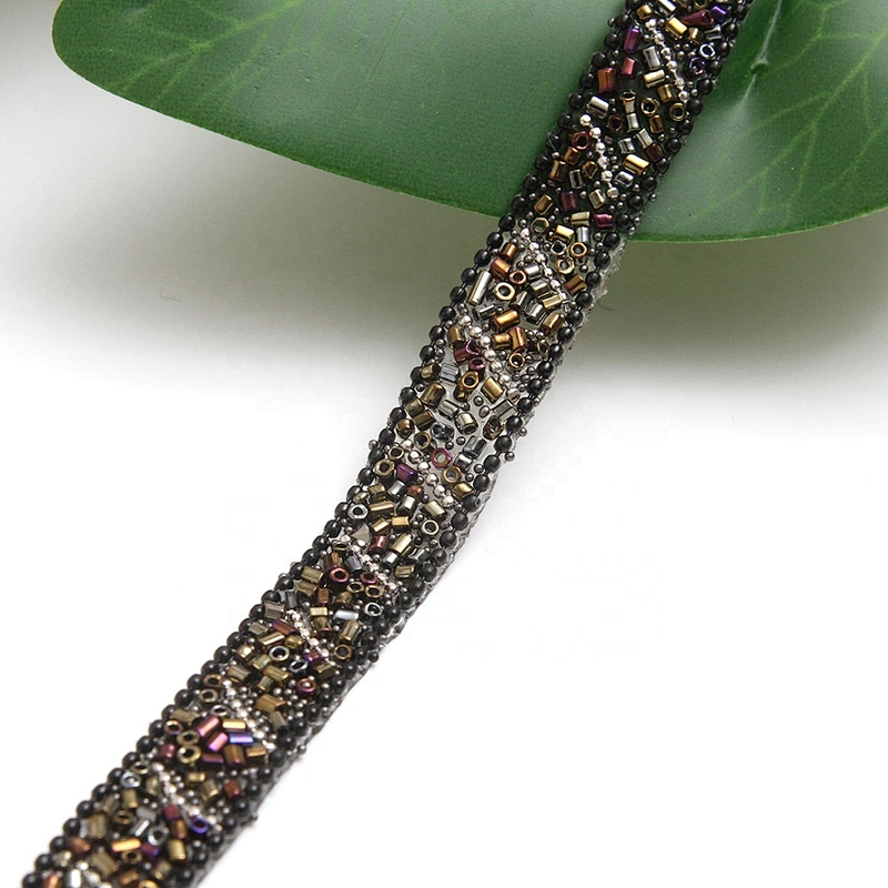 Kavatar  wholesale Hotfix beaded Trimming for Clothing Cheap for shoes hotfix heat designs clothes glass bead Resin transfers