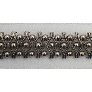 kavatar  wholesale new Handmade Bead lace Embroidered Tulle Trim wedding with Accessories Beads Crystals & Rhinestones