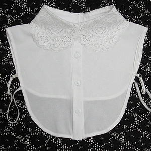 Autumn summer winter shirt collar versatile Korean shirt lace floral false collar