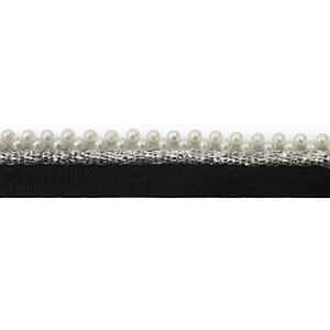 kavatar  wholesale new Handmade Bead lace Embroidered Tulle Trim wedding with Accessories Beads Crystals & Rhinestones