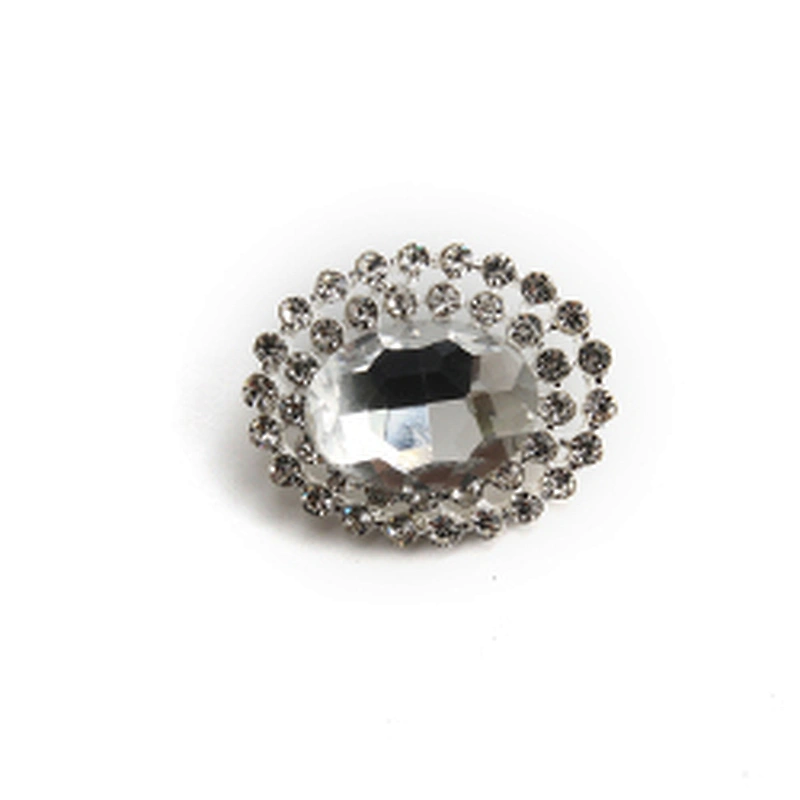 Korean version of clothing rhinestone buttons new rhinestone buttons crystal pearl clothing accessories wholesale buttons