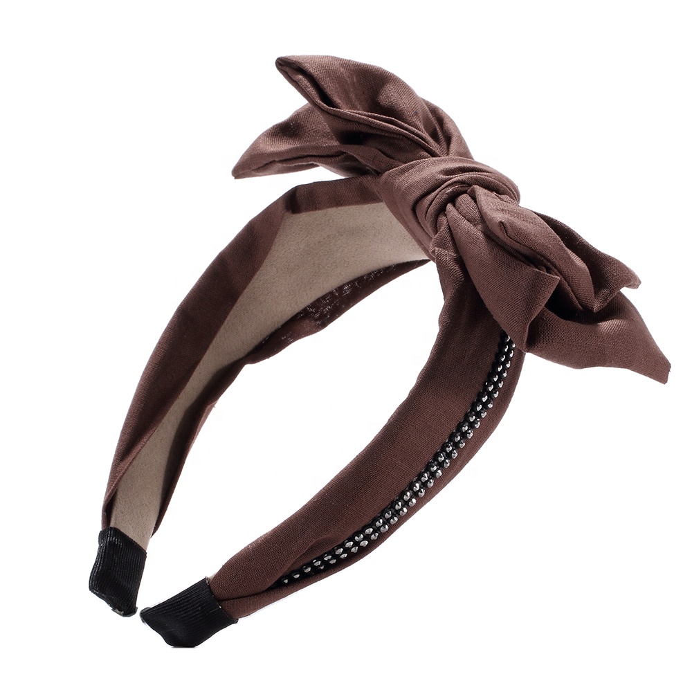 European, American and Korean  headbands for women 2020 winter butterfly  headband rhinestone headbands