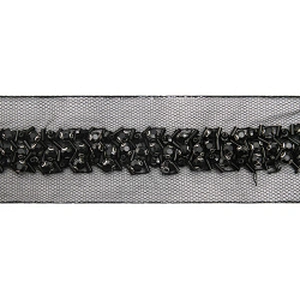 kavatar  wholesale new Handmade Bead lace Embroidered Tulle Trim wedding with Accessories Beads Crystals & Rhinestones