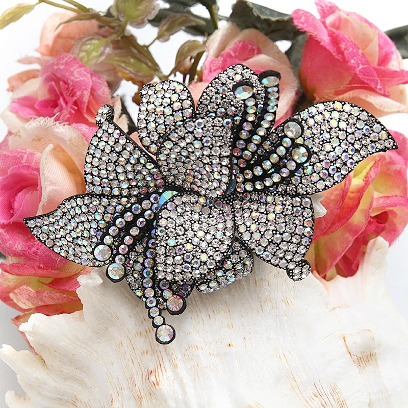 Patches to decorate clothing accessories shoes and hats are patches applique patches sewn with rhinestone beads