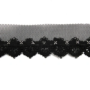 Wholesale 3cm Size Studs trim ribbon diy handmade costume dress sewing bead lace trim Design Rivets Trims