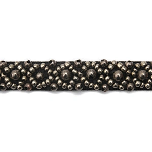 kavatar  wholesale new Handmade Bead lace Embroidered Tulle Trim wedding with Accessories Beads Crystals & Rhinestones