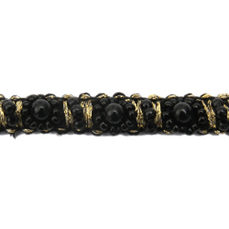 kavatar  wholesale new Handmade Bead lace Embroidered Tulle Trim wedding with Accessories Beads Crystals & Rhinestones
