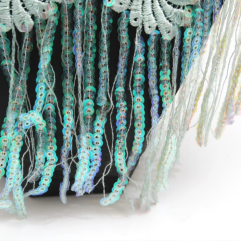 Factory supplies water - soluble bead embroidery clothing accessories lace embroidery fabric sequins decoration