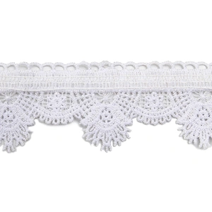 Wholesale sequins Lace Trim Water soluble lace white bridal lace trim Embroidery Sequin Tape For Dress cheap