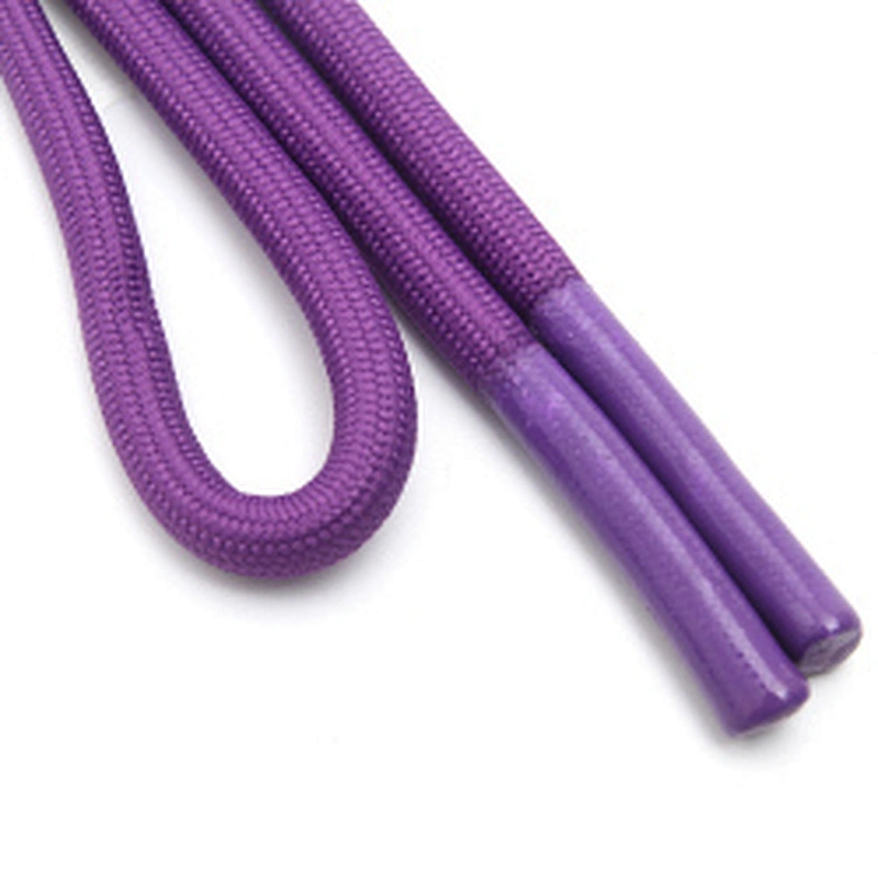 Wholesale  Cords Polyester Garment Drawstring rope Hoodie Rope flat rope Custom Garment Accessories Fashion Silicone End Tips