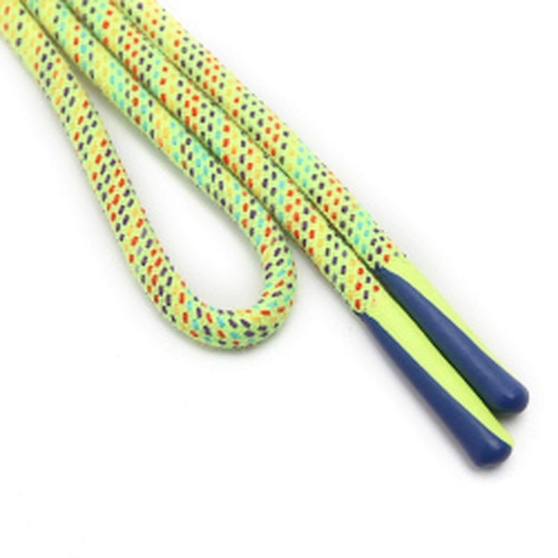 Wholesale  Cords Polyester Garment Drawstring rope Hoodie Rope flat rope Custom Garment Accessories Fashion Silicone End Tips