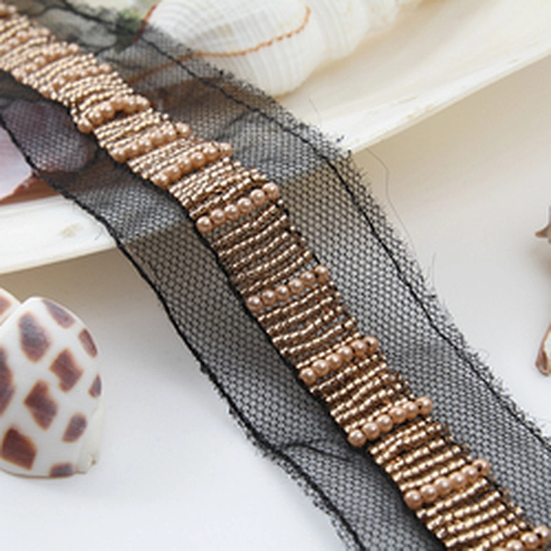 beaded trim by the yard for dresses rhinestone beaded glass trim