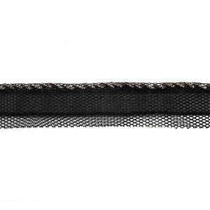 Wholesale Chain lace trim rhinestone 1.7 cm Sew-On lace trim Polyester net mesh Lace trimmings for clothes  Accessories