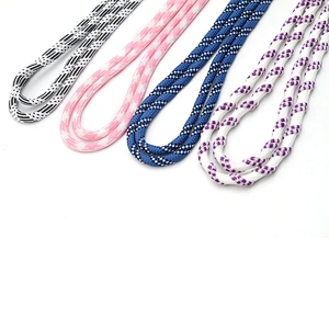 Wholesale  Cords Polyester Garment Drawstring rope Hoodie Rope flat rope Custom Garment Accessories Fashion Silicone End Tips