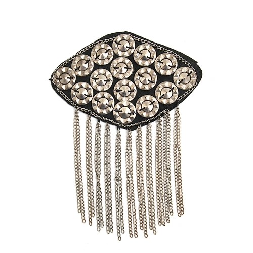wholesale  designer badges patches cloth stickers Sew on for clothing accessories decoration 3D patch rhinestone Metal patch