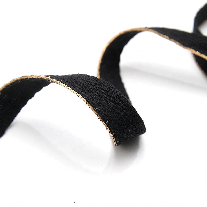 Wholesale Chain lace trim Golden Sequins 1.2 cm Sew-On Trimming ribbon  herringbone tape Design trimmings for dresses