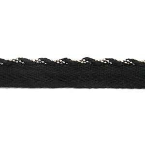 Wholesale Chain lace trim Beaded 1.5 cm Sew-On Trimming ribbon Design herringbone tape trims for clothing