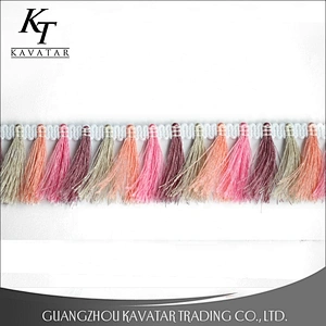 Kavatar Wholesale Small Decorative Garment fashion Tassel Fringe
