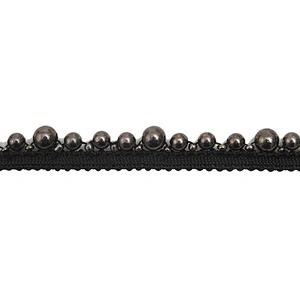 kavatar  wholesale new Handmade Bead lace Embroidered Tulle Trim wedding with Accessories Beads Rhinestones