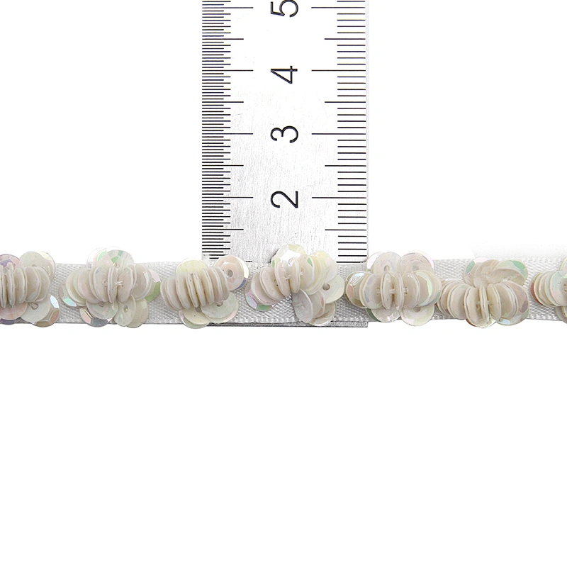 kavatar  wholesale new Handmade Bead lace Embroidered Tulle Trim wedding with Accessories Beads Rhinestones