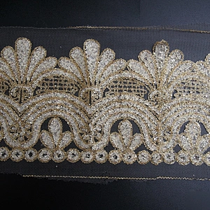 Fashion hand bronzing manual bar code lace clothing accessories