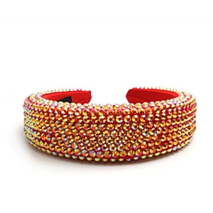 wholesale Multi Color Crystal And Rhinestone Cup chain Decorated Headbands girls Hairbands WOMEN HEADBAND