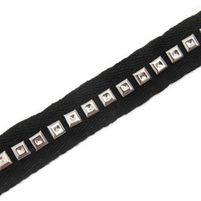 beaded ribbon trim fabric diy handmade costume dress sewing Design Lace Trims Studs Bead Rivets Triming