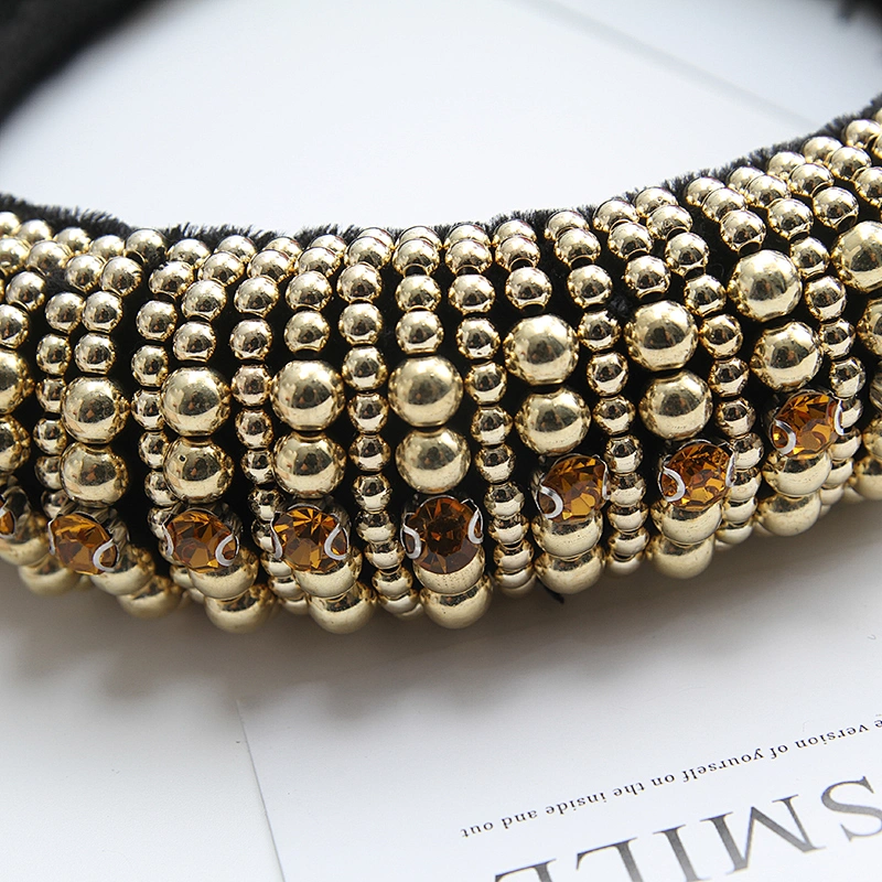 Wholesale Women High quality fashion headbands with rhinestones Hairbands Gold Headband
