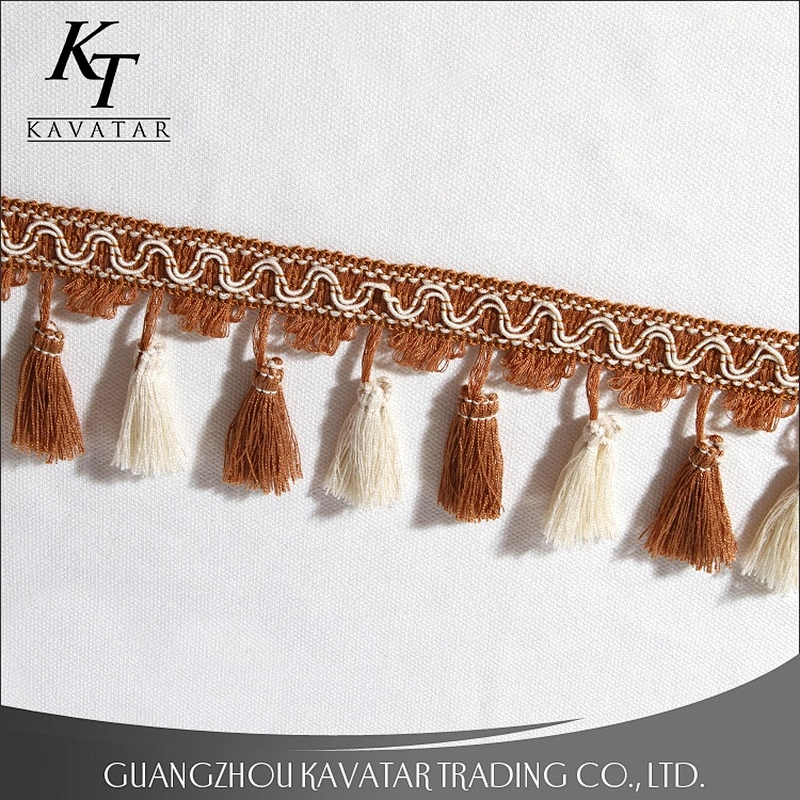 Tassel lace trimming colorful design for garment