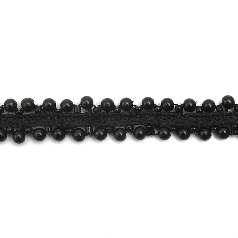kavatar  wholesale new Handmade Bead lace Embroidered Tulle Trim wedding with Accessories Beads Crystals & Rhinestones