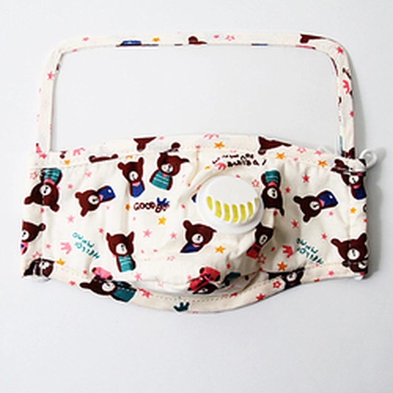Kavatar child full face cotton anti-fog dust printing maske PM2.5 transfers