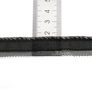 Wholesale Chain lace trim rhinestone 1.7 cm Sew-On lace trim Polyester net mesh Lace trimmings for clothes  Accessories