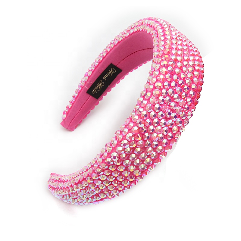 wholesale Multi Color Crystal And Rhinestone Cup chain Decorated Headbands girls Hairbands WOMEN HEADBAND