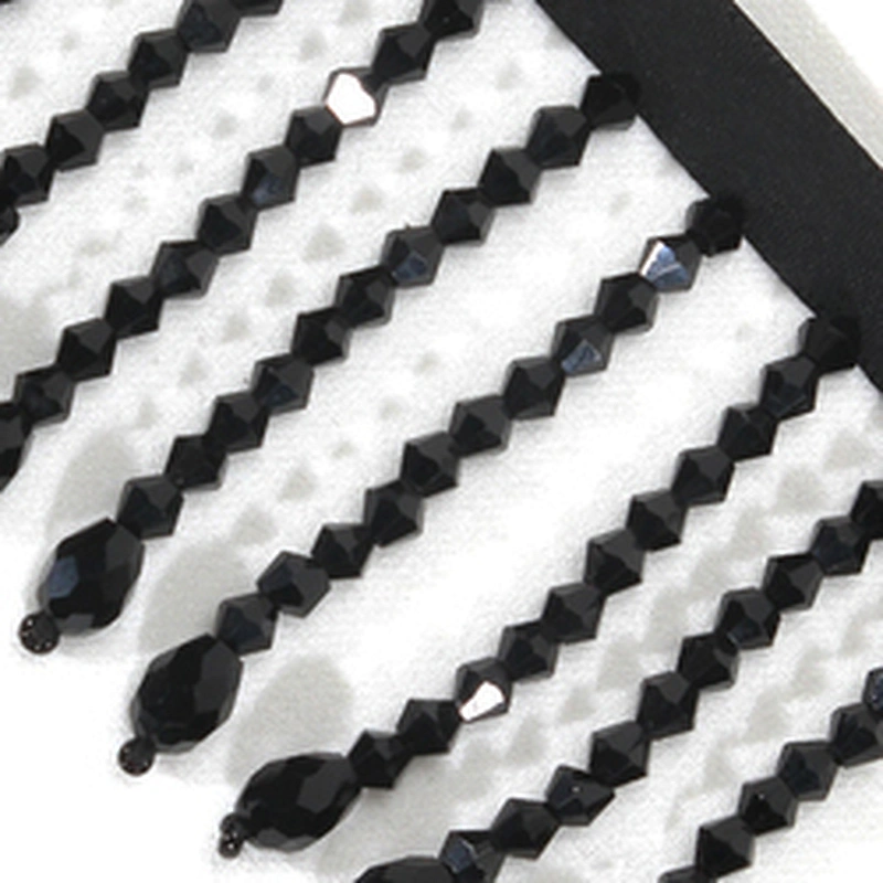 Multi-color Decorative Crystal Rhinestone Fringe Tassel Trim for Fashion Accessories Garments Design