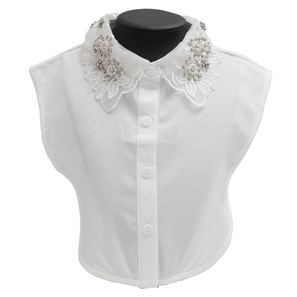 Detachable collared clothing accessories Detachable  collared shirt off the shelf for commuter ladies' workplace temperament
