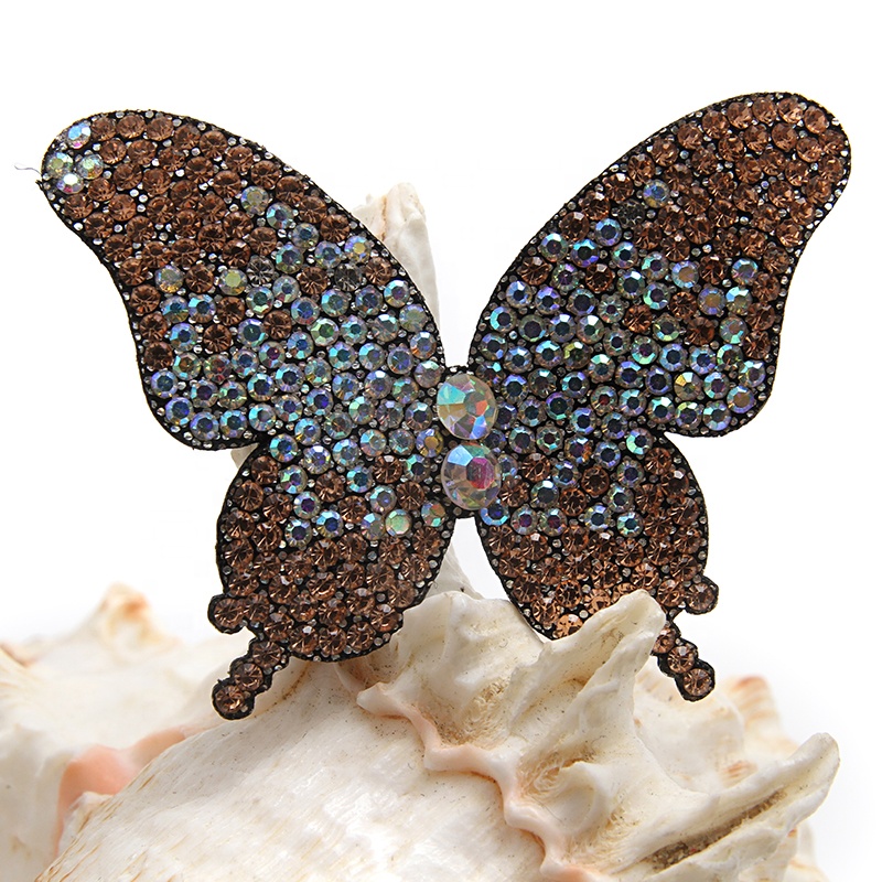 The latest trend of patches decorative clothing shoes and hats sewn in rhinestone beads patch applique