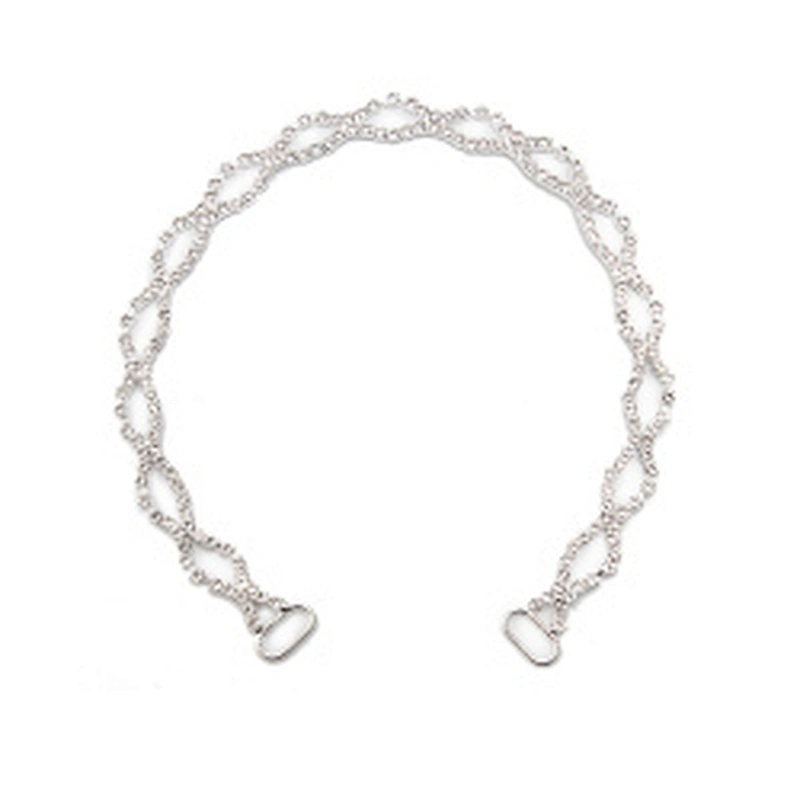 Wholesale Women Evening Party Dress Camisole  Plated tassel fringe alloy Rhinestone Chain Trim Bra Crystal Shoulder Strap