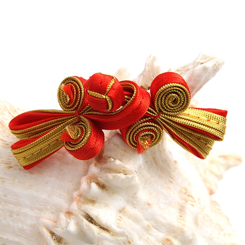 Chinese knot button frog closure Tang dynasty formal wear hand-made dish buckle flower buckle brand name buttons DESIGN