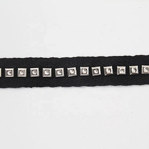 beaded ribbon trim fabric diy handmade costume dress sewing Design Lace Trims Studs Bead Rivets Triming