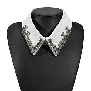 wholesale New fashion neck design collar for stand collar with crystal rhinestone for women clothing Neck Collar Trim