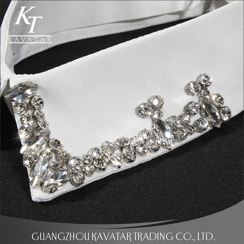 wholesale New fashion neck design collar for stand collar with crystal rhinestone for women clothing Neck Collar Trim