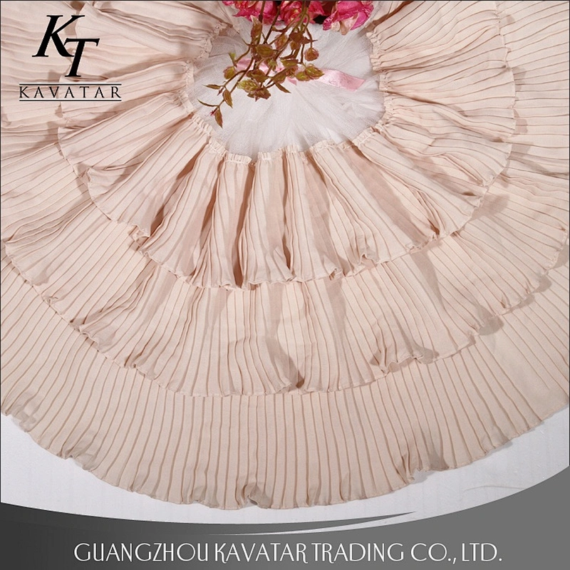 White Mesh Fabric And Ruffle Trim For Clothing
