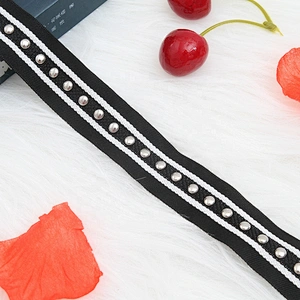 Garment Accessories Studs fabric diy handmade costume dress sewing bead trim Design Rivets Trims