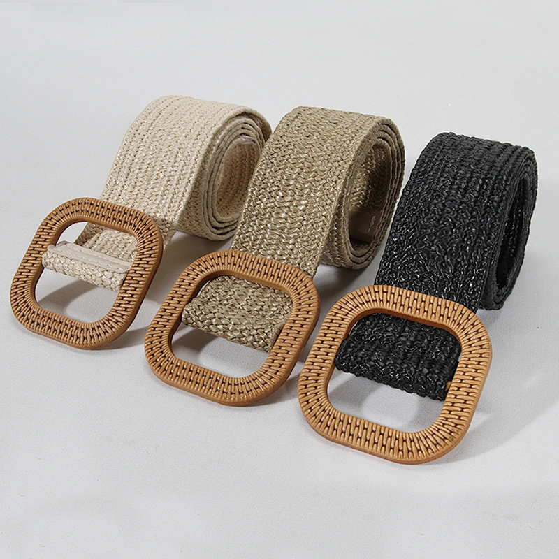 Leisure Style Elastic Woven Waist Belt for Clothes Accessory