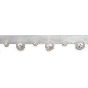 kavatar  wholesale new Handmade Bead lace Embroidered Tulle Trim wedding with Accessories Beads Crystals & Rhinestones