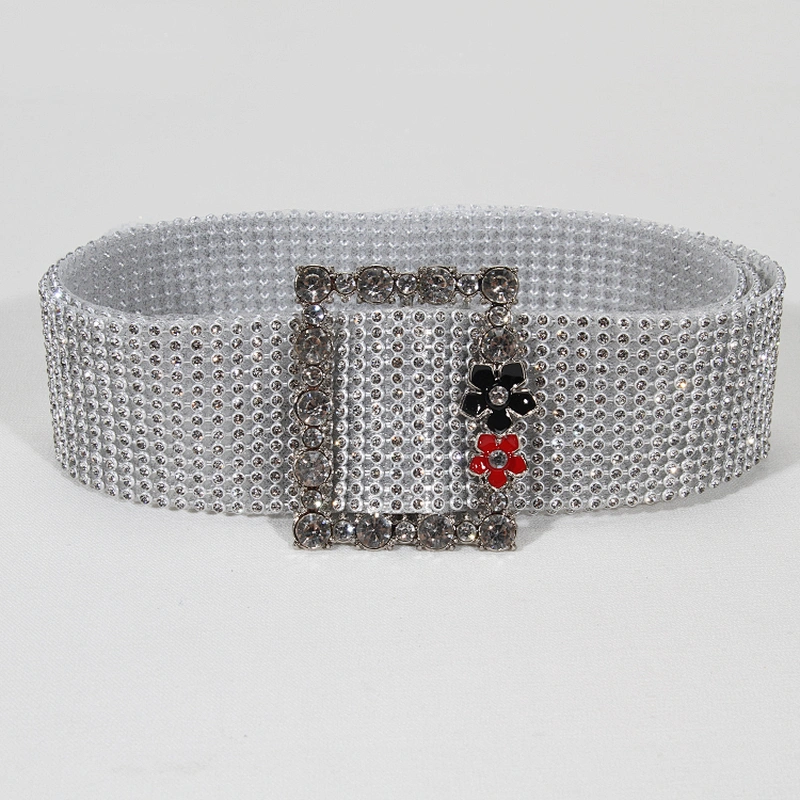 Fashion Accessories Buckle Rhinestone Waist Belt for Women rhinestone belt women