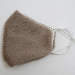 Wholesale winter furry masks warm and dust - proof temperament fashion masks