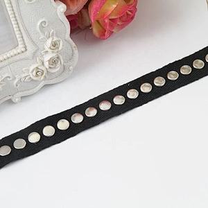 Wholesale Bead Trimming lace trim ribbon beaded ribbon trim Design for clothes